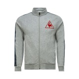 Vente Privée Sweat zippé Tricolore Tennis Le Coq Sportif Homme Gris Bleu